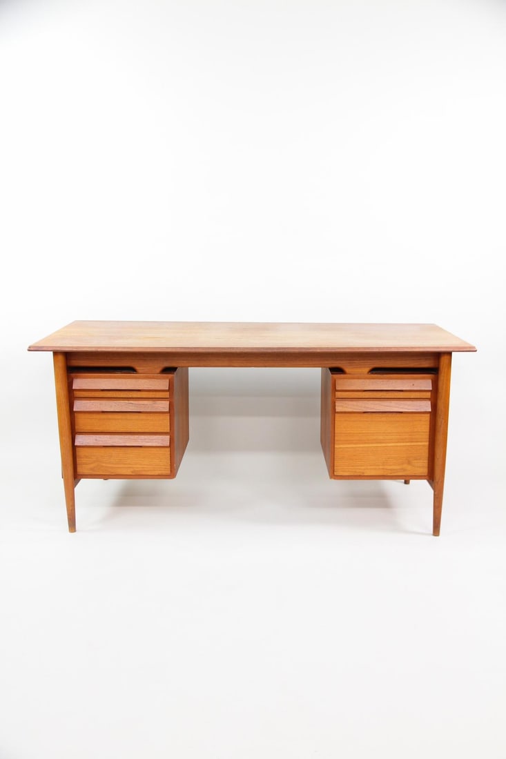 Ib Kofod Larsen Teak Executive Desk (1 of 11)