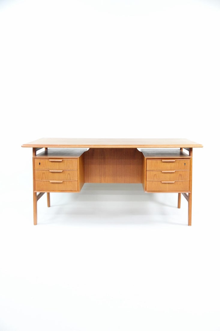 Gunni Omann Model 75 Teak 2 Sided Desk (1 of 11)
