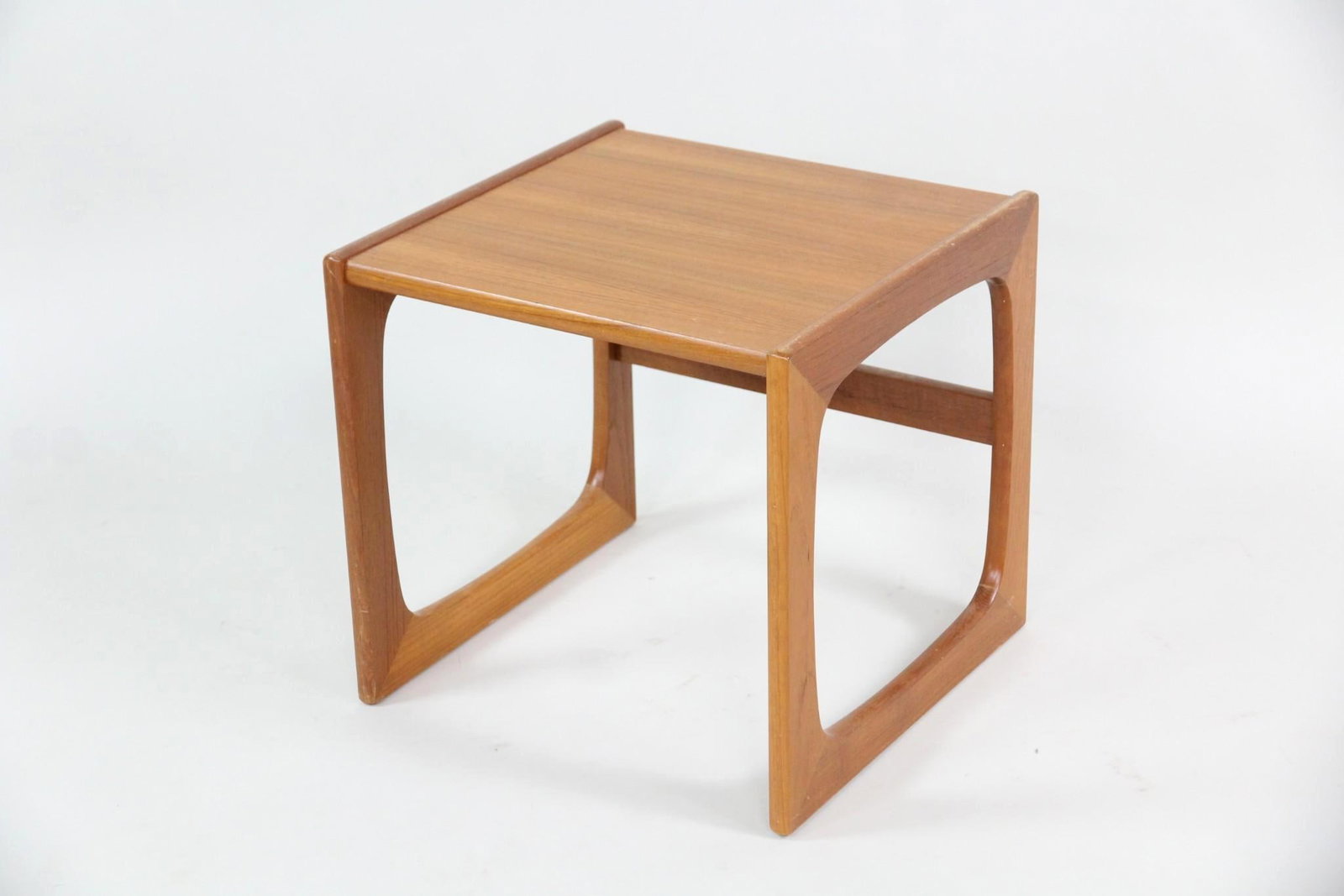 Danish Sculptural Teak Side Table (1 of 9)