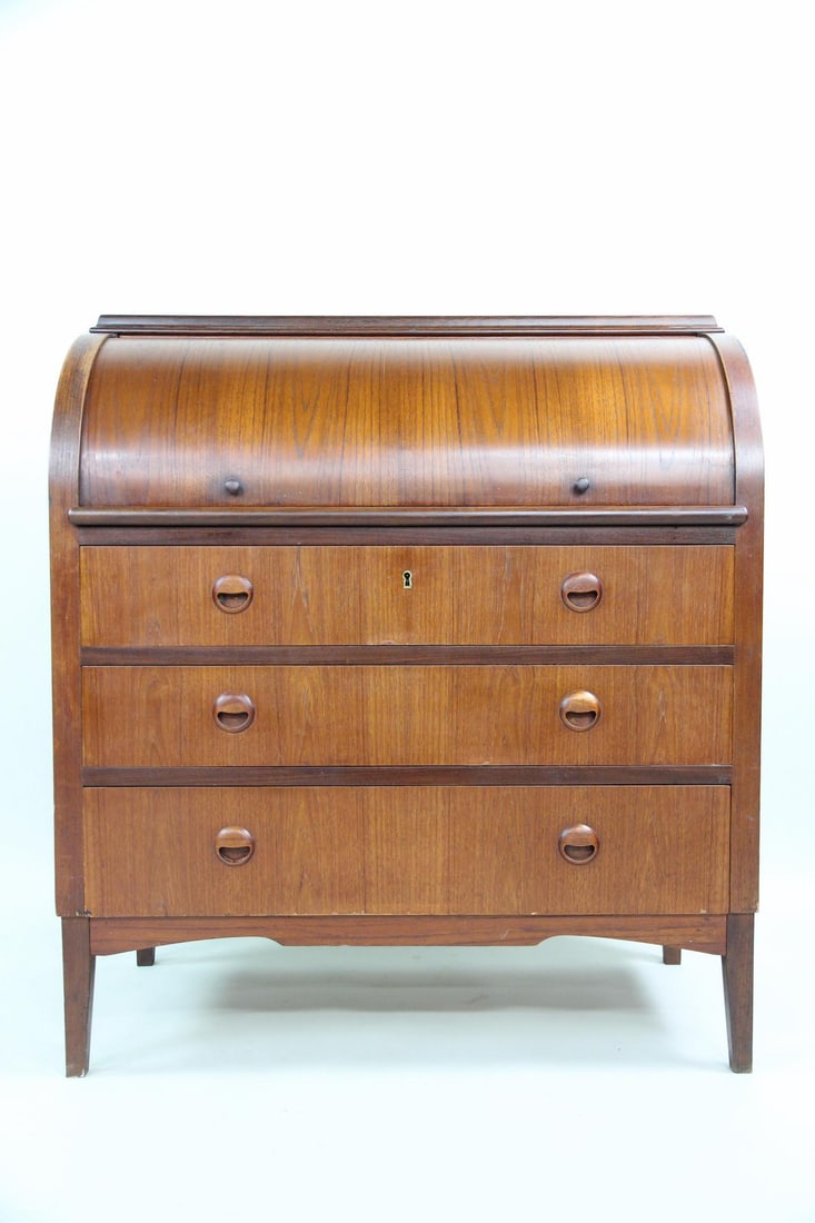 Egon Ostergaard Teak Roll Top Desk (1 of 14)