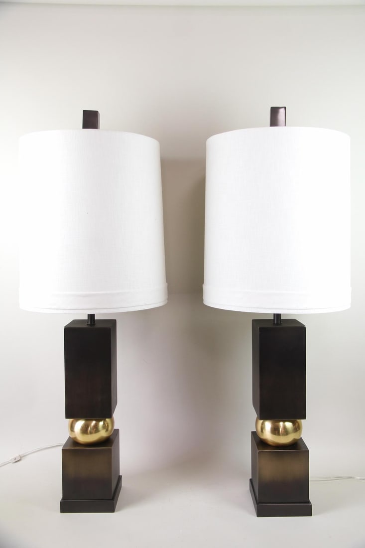 Pair of Global Views Balance Sculptural Floor Lamps (1 of 12)