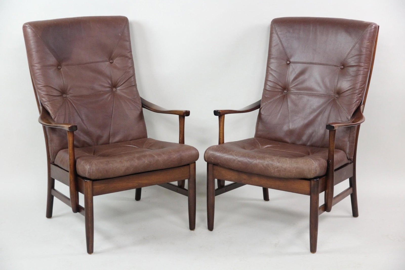 Pair of Leather Farstrup "Casa" Lounge Chairs (1 of 12)