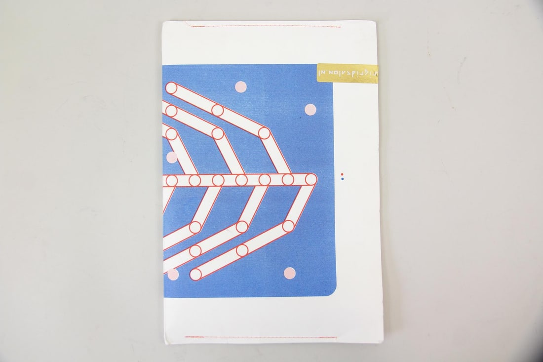 Sigrid Calon Abstract Risograph 10 Print "Notebook Deluxe": Contemporary Sigrid Calon Abstract Risograph Print "Notebook Deluxe". A booklet of graphic, abstract risograph prints in bright neon colors. By Dutch artist Sigrid Calon, this booklet is ten 16.75 in 