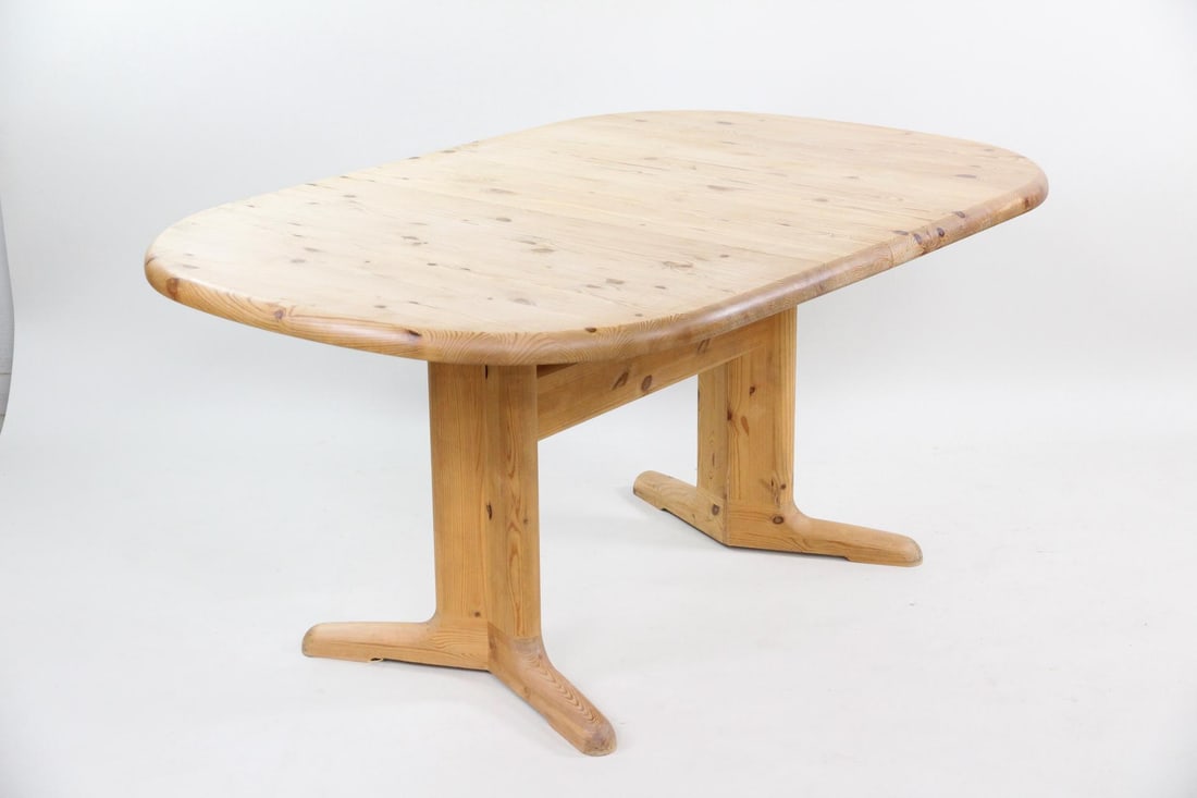 Burchardt Nielsen Pine Dining Table with Leaf - 2