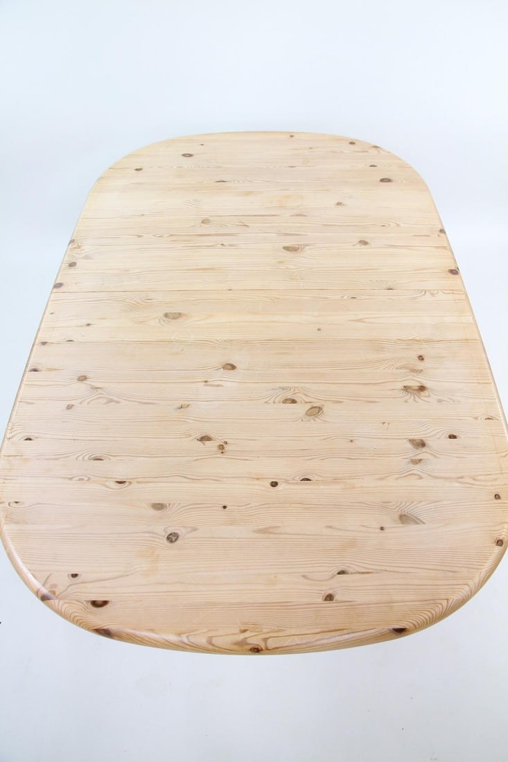 Burchardt Nielsen Pine Dining Table with Leaf - 3