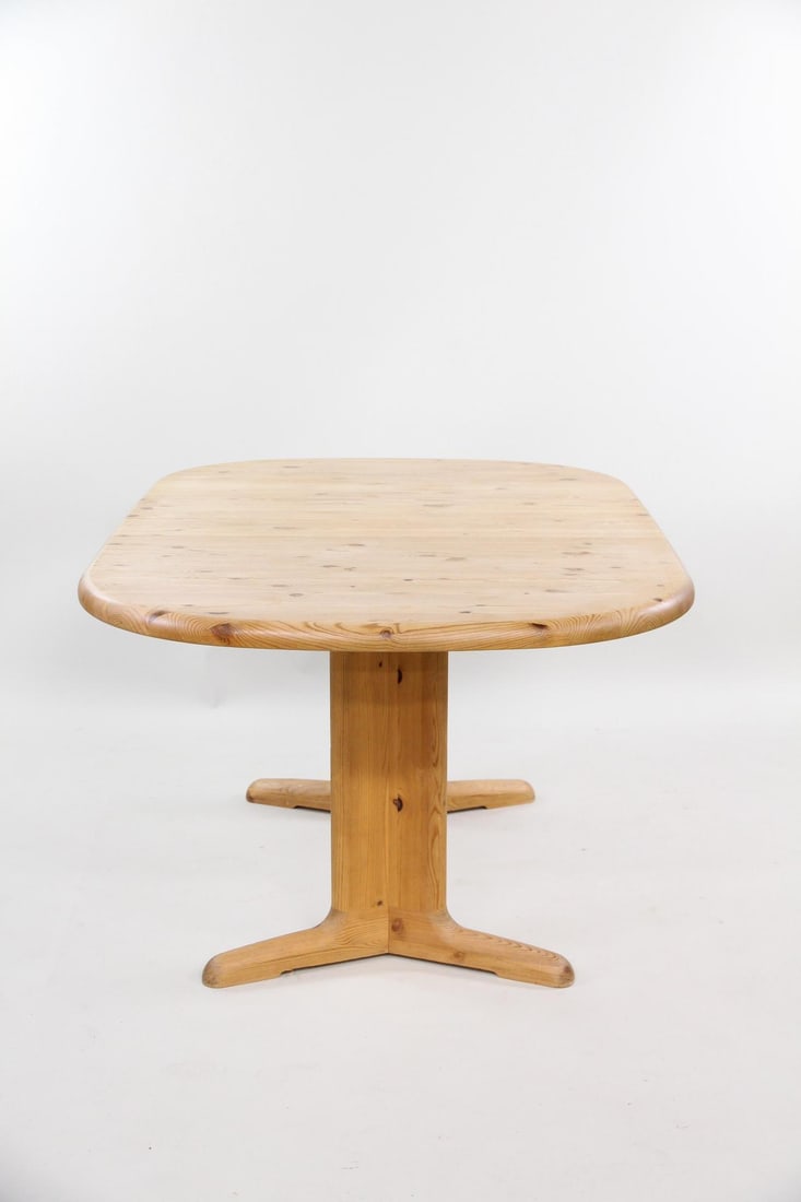 Burchardt Nielsen Pine Dining Table with Leaf - 4