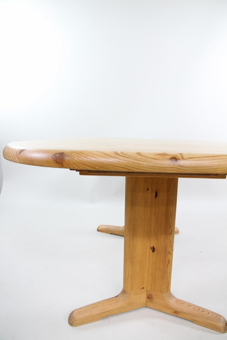 Burchardt Nielsen Pine Dining Table with Leaf - 5
