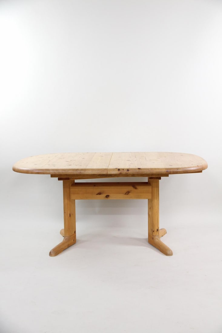 Burchardt Nielsen Pine Dining Table with Leaf - 7