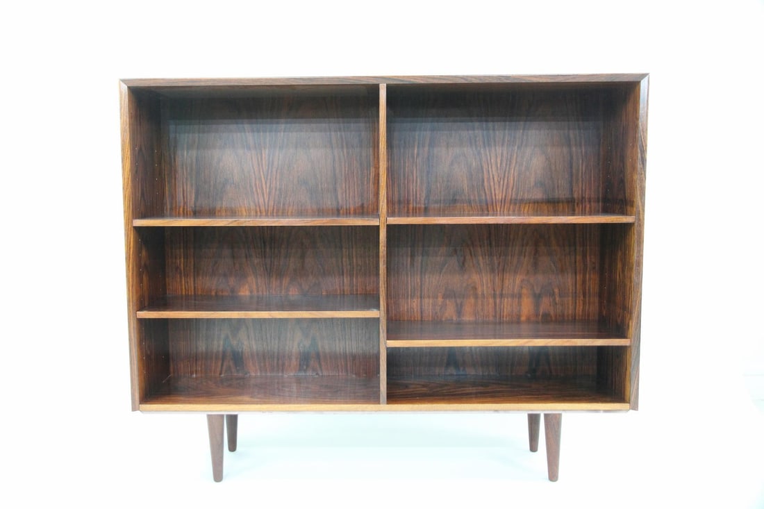 Mid-century Modern Rosewood Adjustable Bookcase (1 of 9)