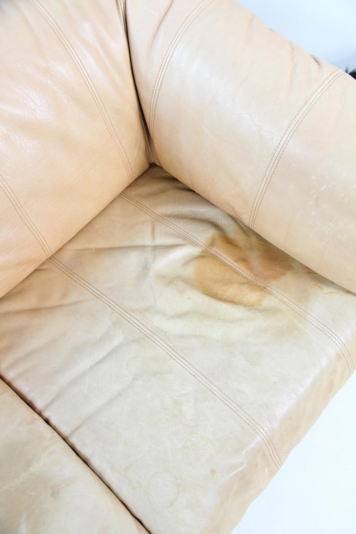 Stouby Camel Leather Sofa - 4