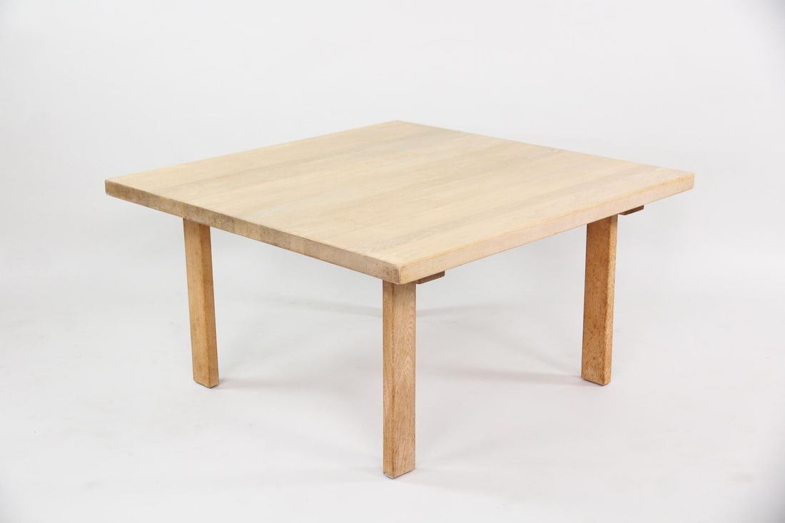 Asymmetrical Danish Minimalist Oak Coffee Table (1 of 10)