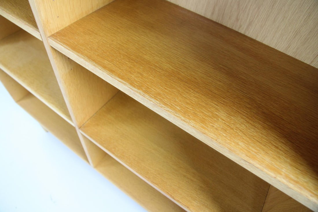 SKM Oak Bookcase with Adjustable Shelves - 6