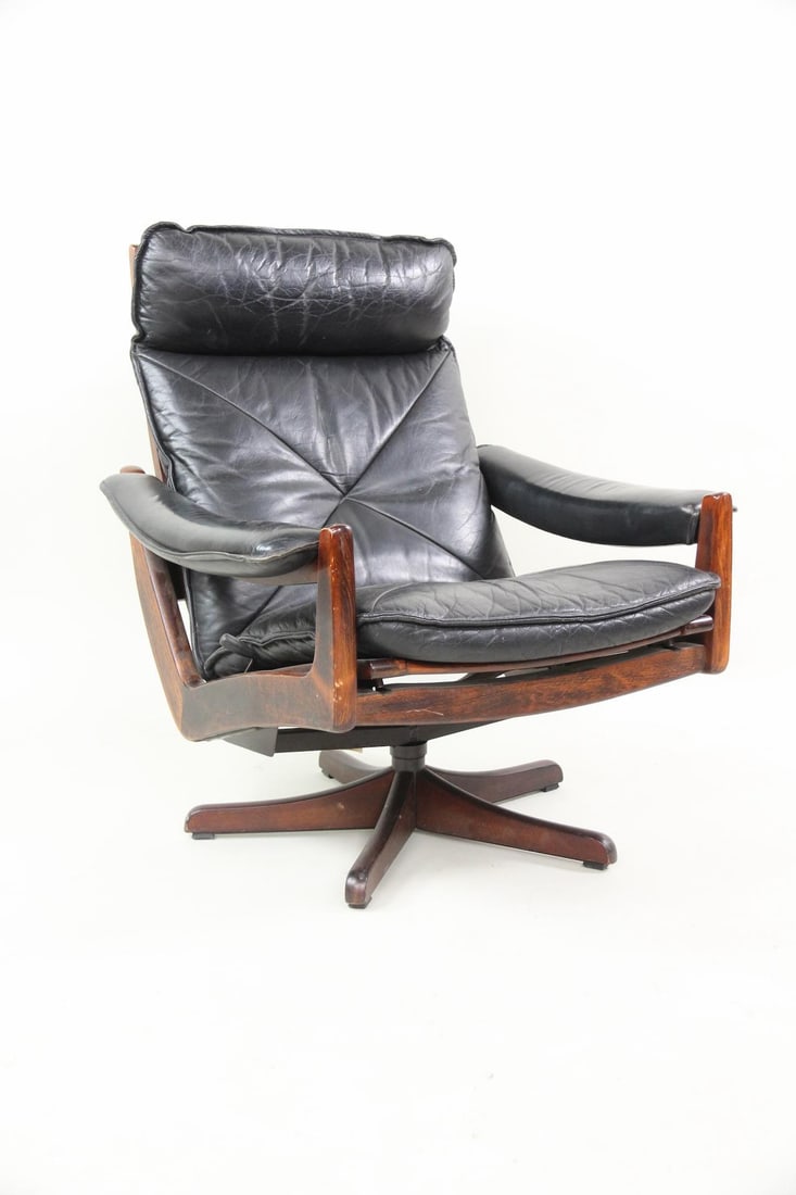 Soda Galvano for Lied Møbler Leather Reclining Lounge Chair (1 of 14)