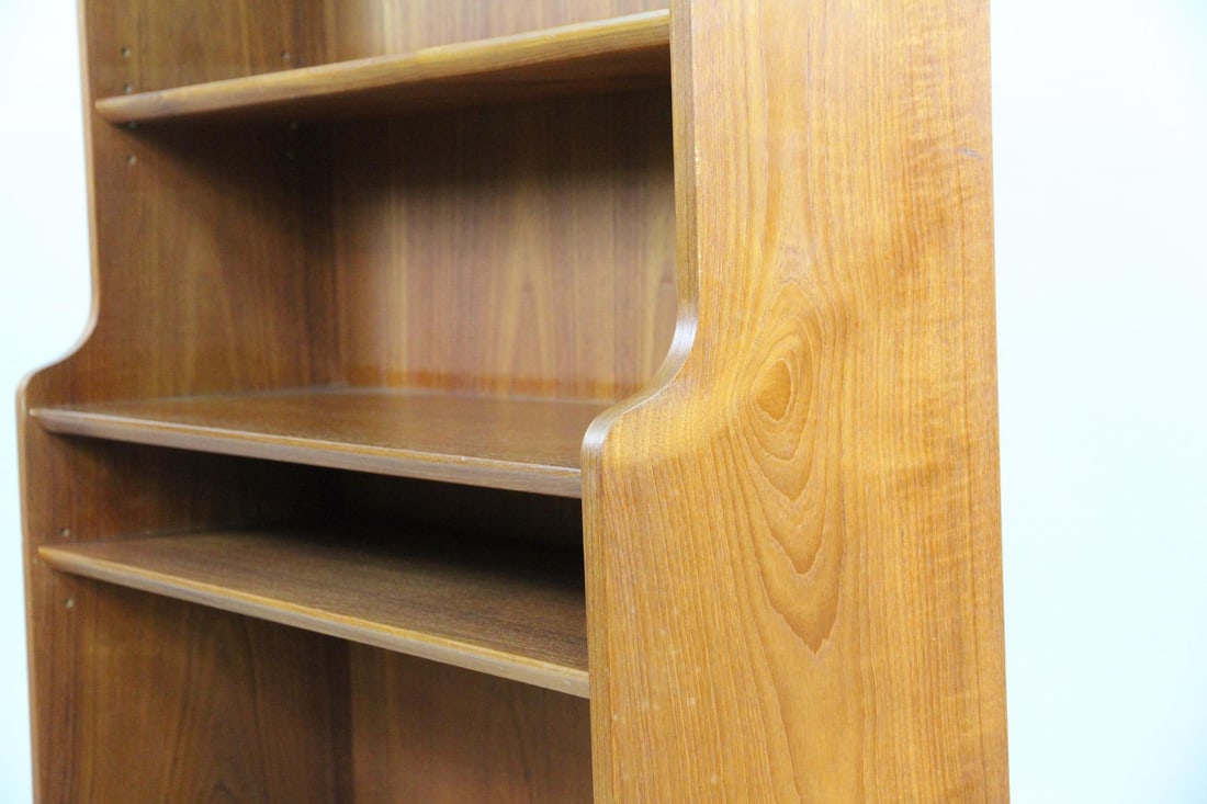 Teak Stepback Bookcase - 3