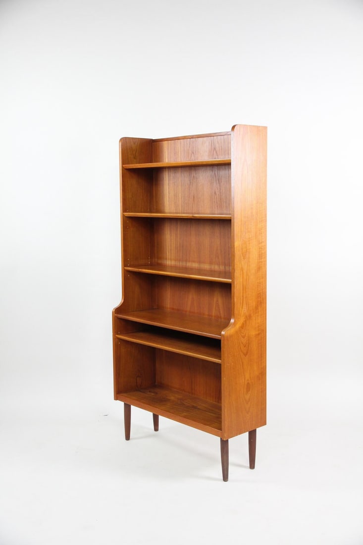 Teak Stepback Bookcase - 6
