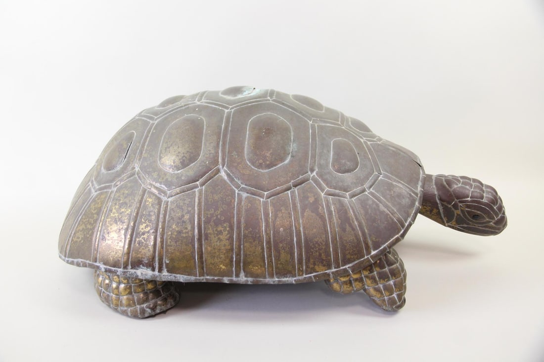Large Brass Turtle Sculpture, Sergio Bustamante (1 of 13)