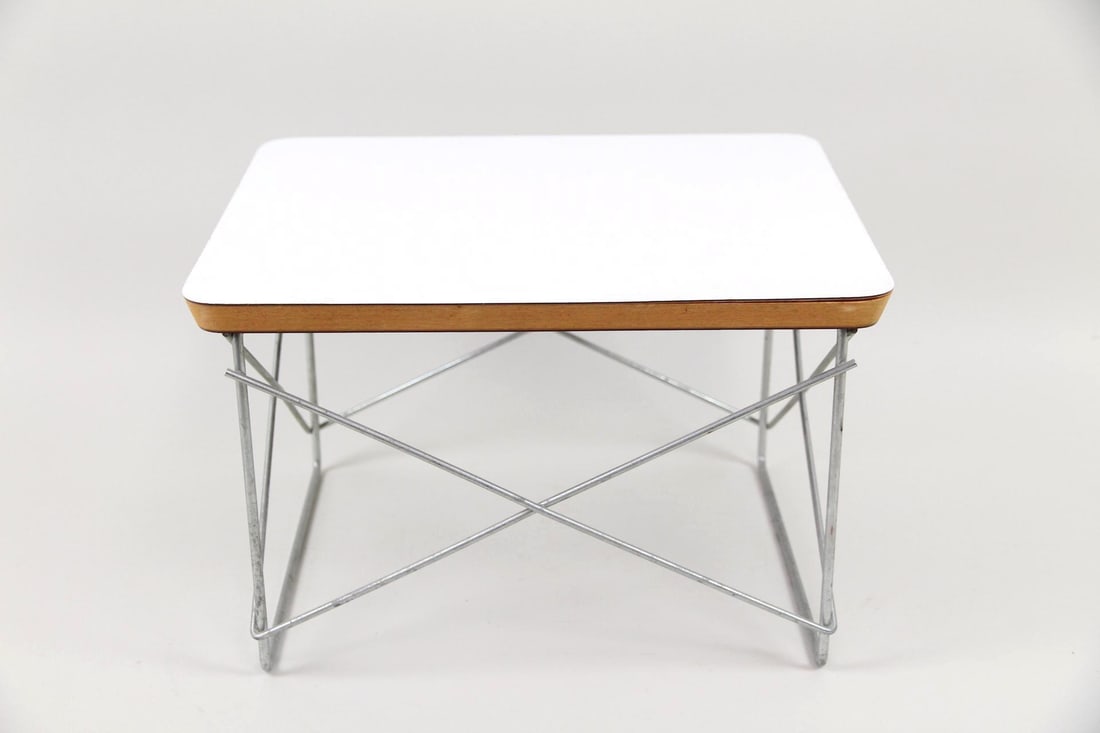 Eames for Herman Miller Wire Base Low Table, White (1 of 9)