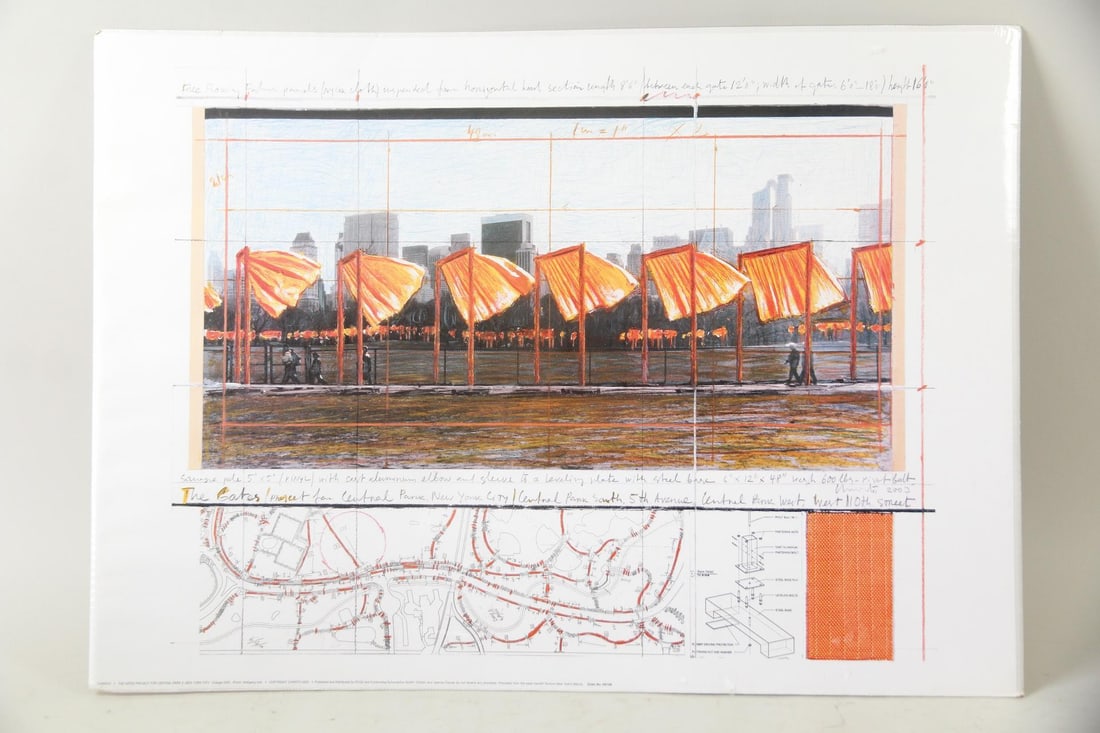 Christo & Jeanne Claude NYC "Gates Project" Poster Print (1 of 12)