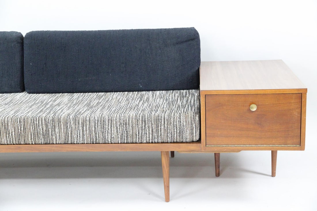 Daybed Sofa with Built-in Side Table - 3
