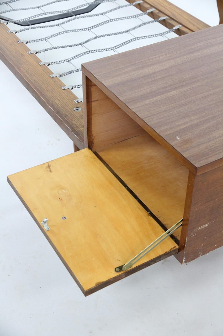Daybed Sofa with Built-in Side Table - 5