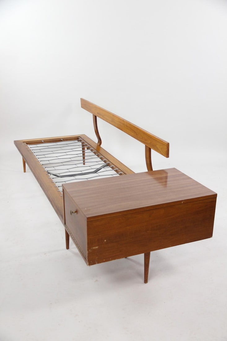 Daybed Sofa with Built-in Side Table - 6