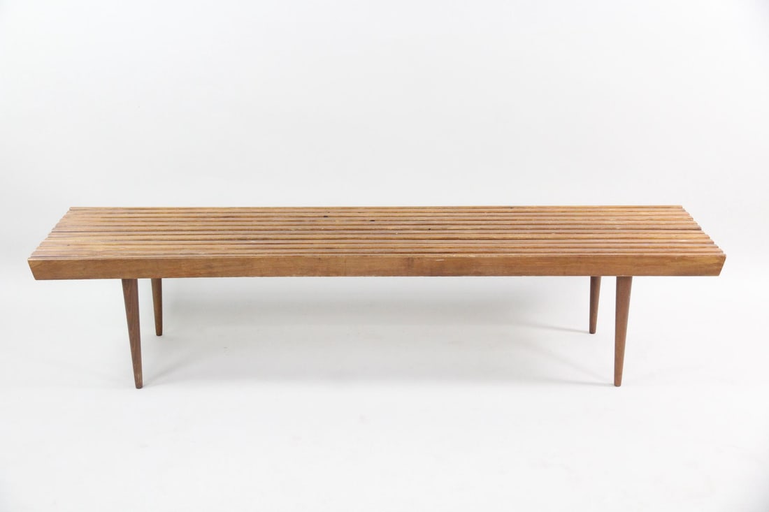 Slatted Wooden Bench or Coffee Table (1 of 12)