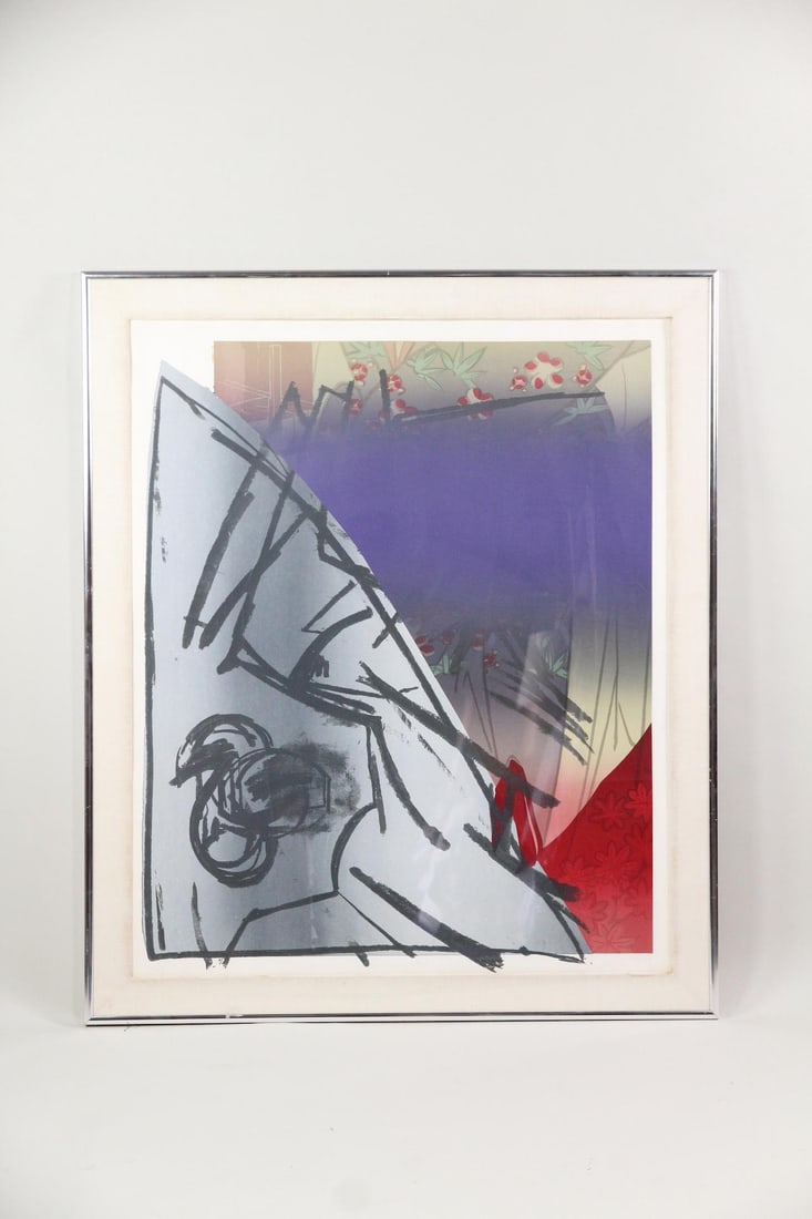 John Walker Abstract Screenprint "Conservatory I" 1979 (1 of 12)