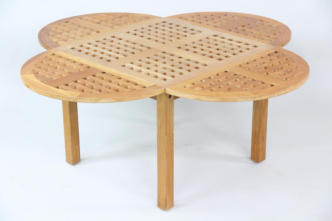 Danish Modern Trip Trap Teak Drop Leaf Coffee Table, 2 of 3 (1 of 11)