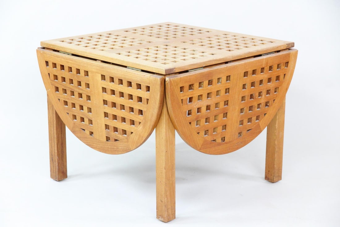 Danish Modern Trip Trap Teak Drop Leaf Coffee Table, 3 of 3 (1 of 11)
