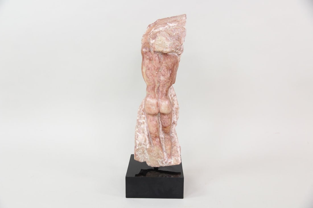 Carved Stone Figurative Sculpture, Male Torso (1 of 7)