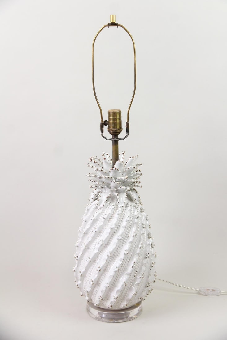 Pineapple Table Lamp, Ceramic - 4