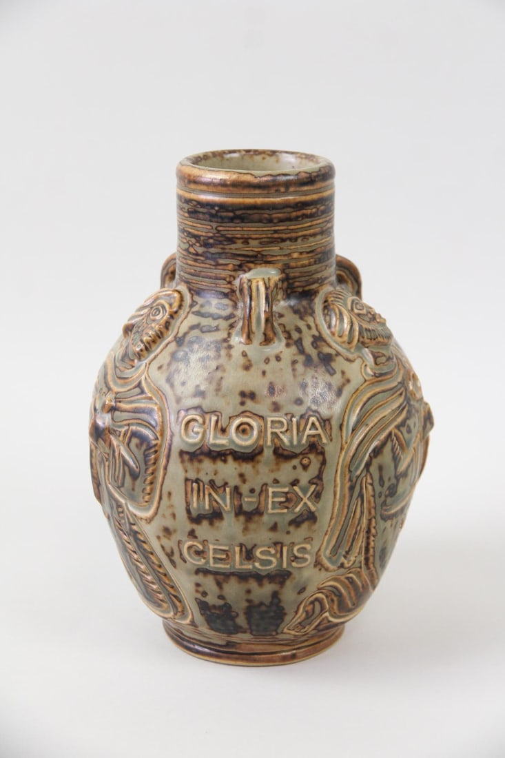 Jais Nielsen Royal Copenhagen Stoneware Vase, Gloria (1 of 9)