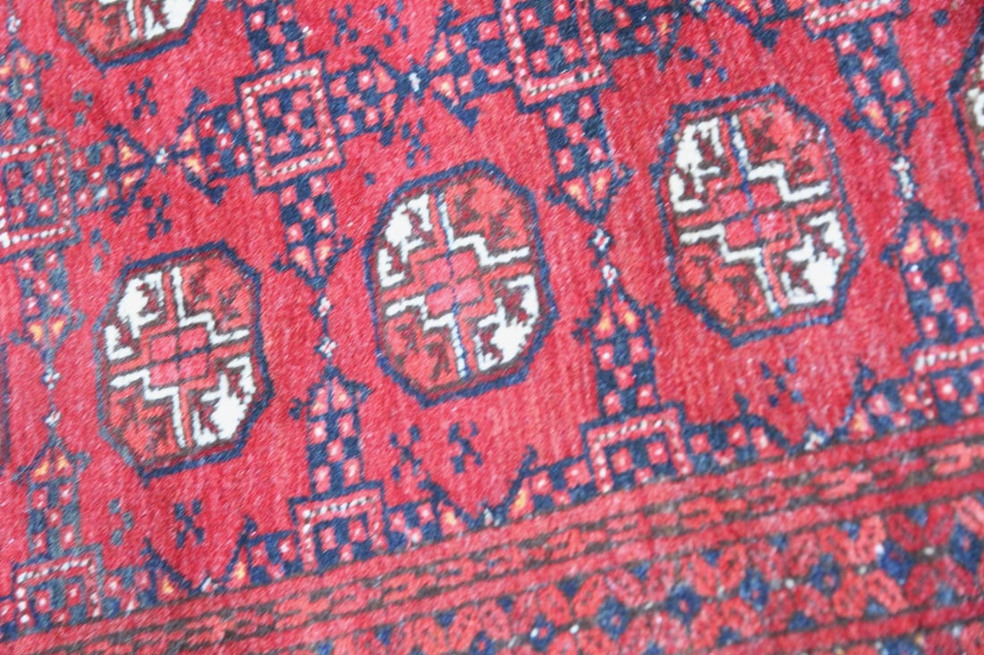 Pakistani Tekke Wool Rug - 8