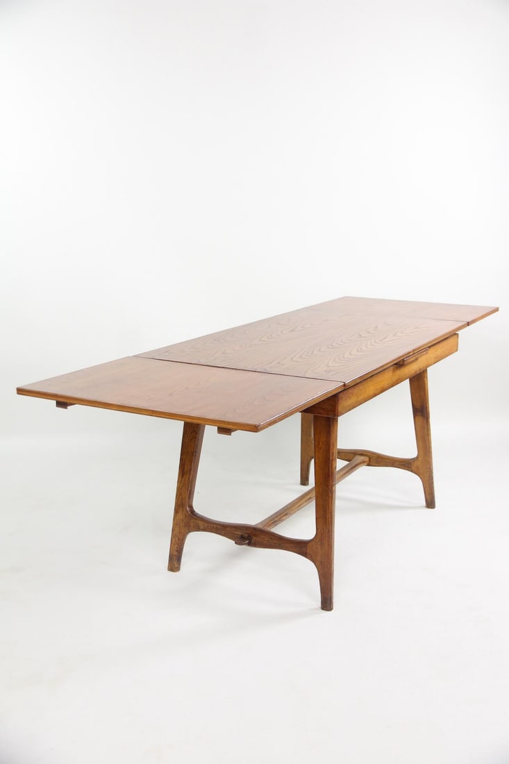 Guglielmo Pecorini Extendable Dining Table, Walnut - 11