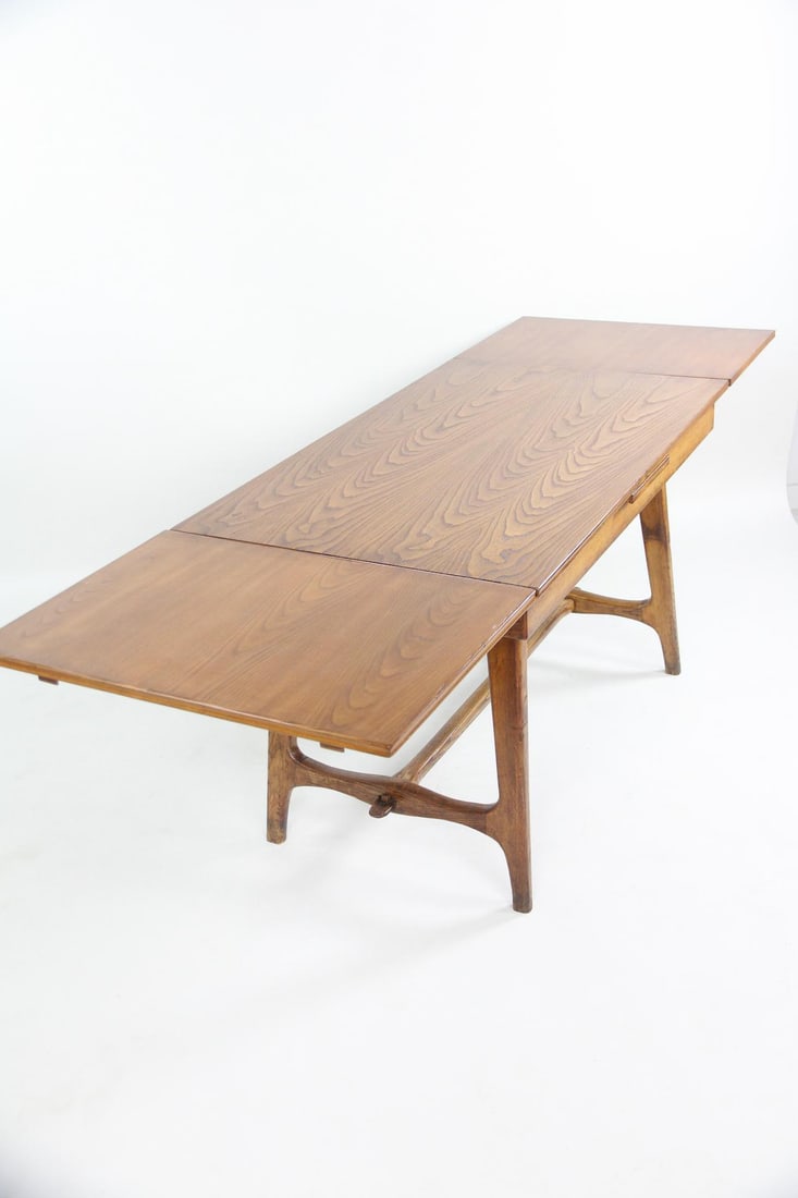 Guglielmo Pecorini Extendable Dining Table, Walnut - 5