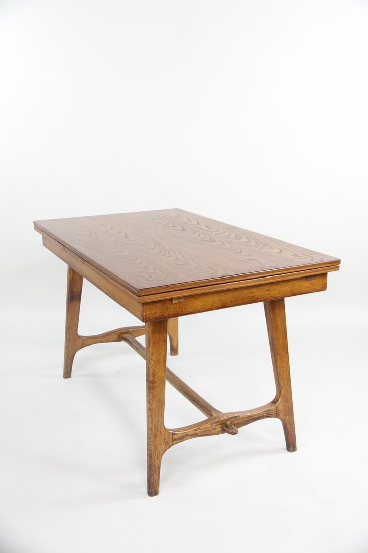 Guglielmo Pecorini Extendable Dining Table, Walnut - 9