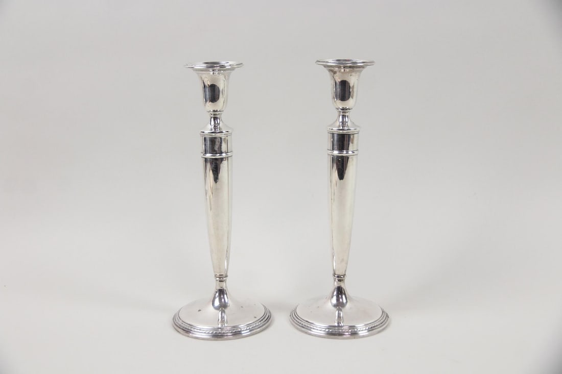 Pair of International Sterling Silver Candlesticks (1 of 9)