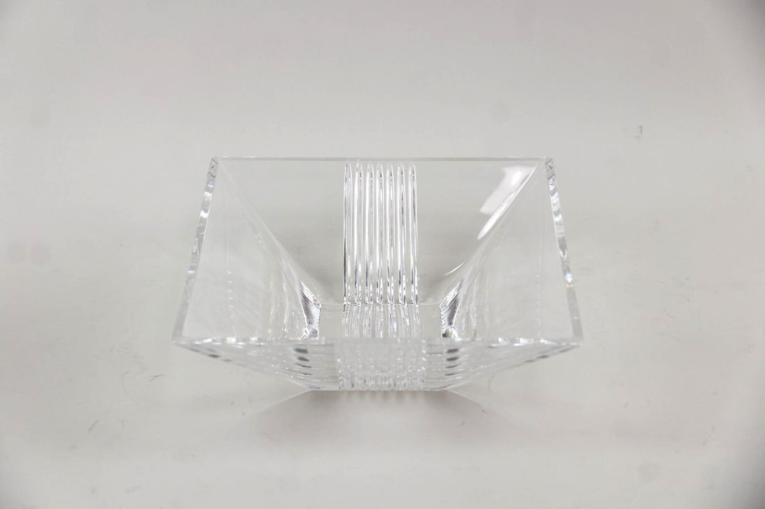 Tiffany & Co. Metropolis Square Crystal Bowl (1 of 8)