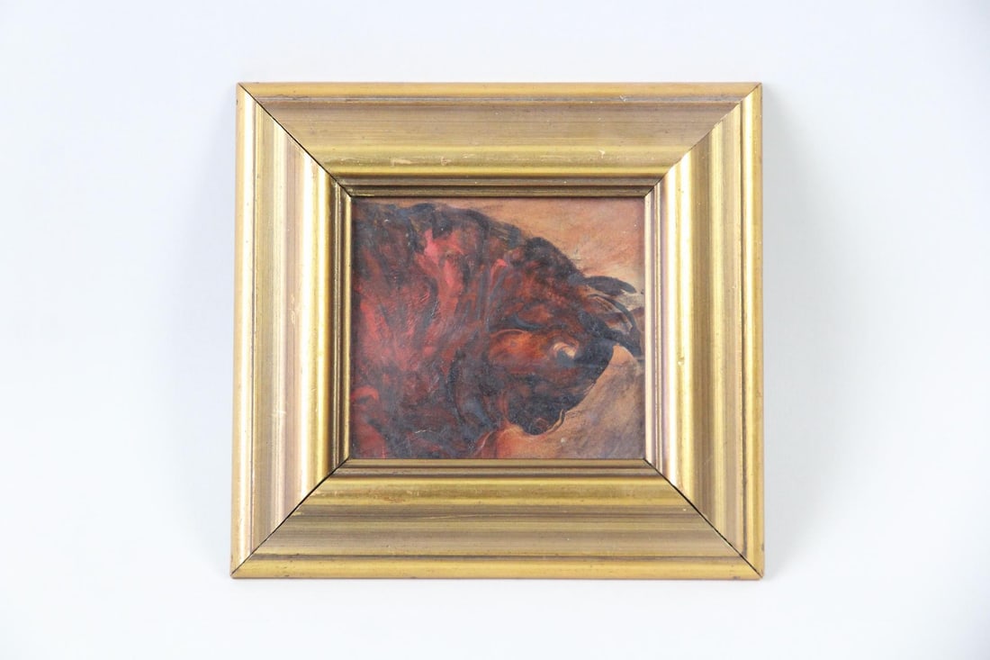 Small Expressionist Painting of a Horse's Head (1 of 7)