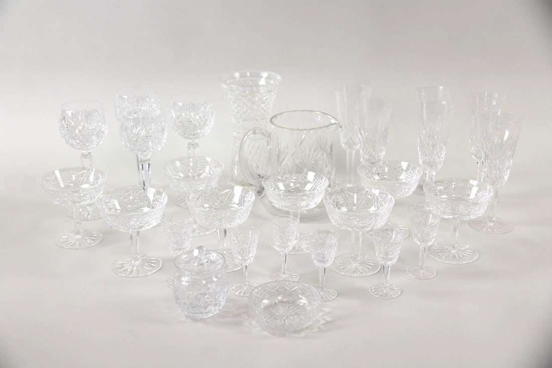 Set of 28 Waterford Crystal Barware, Lismore Pattern (1 of 18)