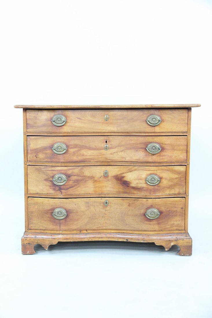 George III Serpentine Chest of Drawers (1 of 13)
