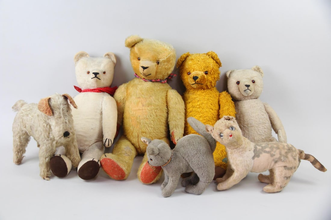Collection of Early Stuffed Animals, Teddy Bear (1 of 15)