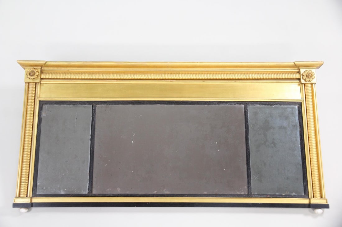 Regency Gold Gilt Overmantel Mirror, Giltwood (1 of 12)