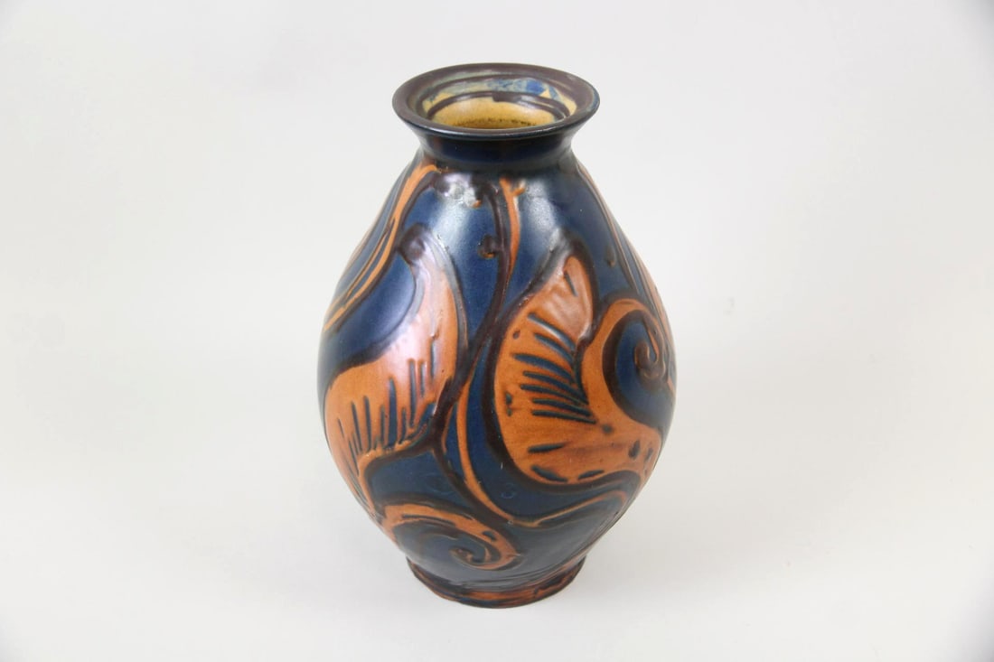Danish Art Nouveau Herman Kahler Ceramic Vase (1 of 8)