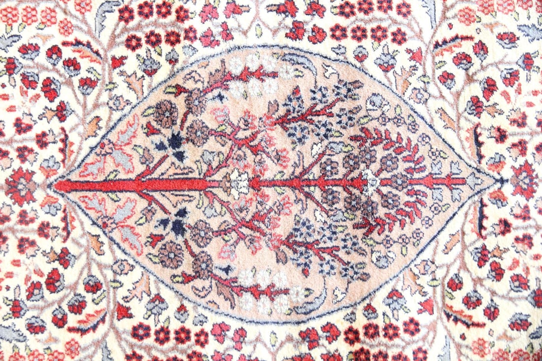 Tree of Life Persian Style Rug, Wool & Cotton (1 of 11)
