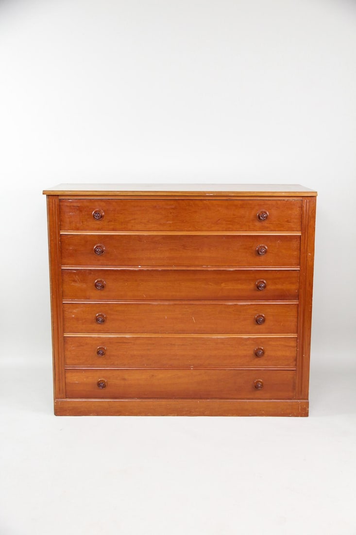 Built-In Cherry Chest of Drawers from Rockefeller's Rockwood Hall (1 of 12)