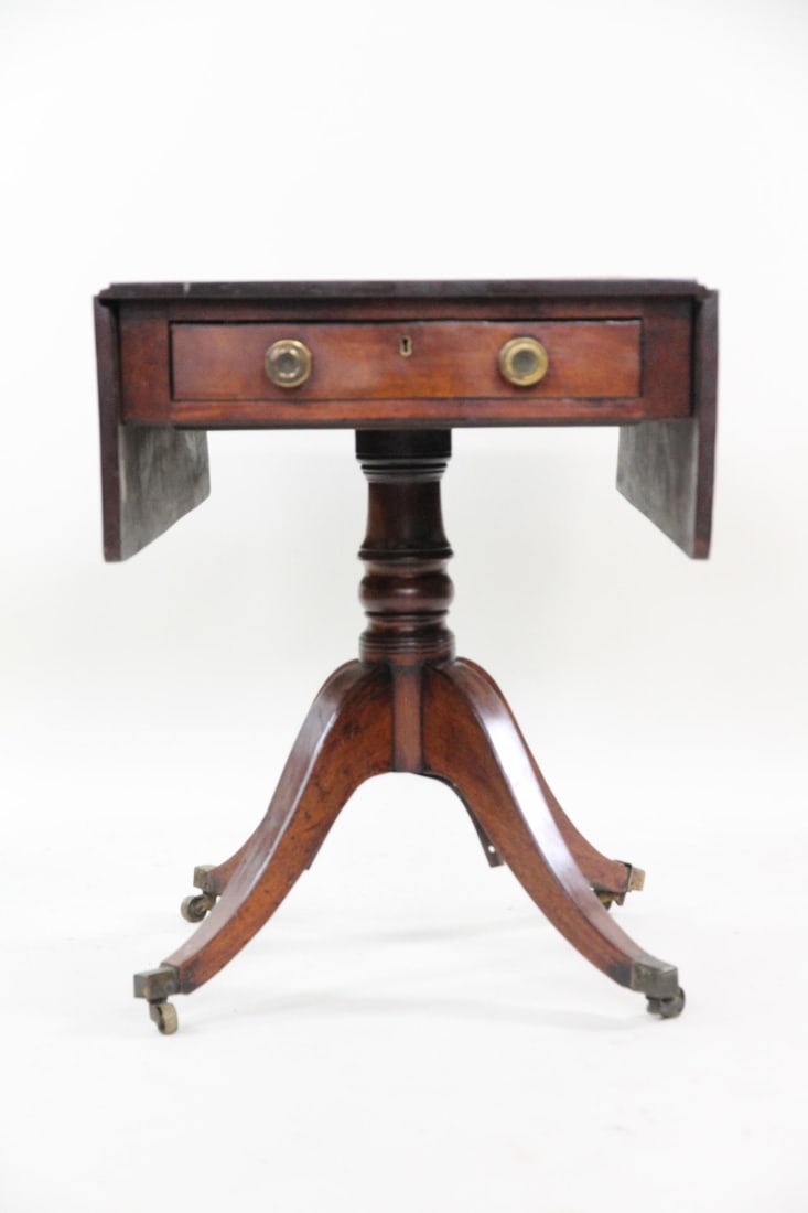 Regency Pembroke Mahogany Dropleaf Table (1 of 18)