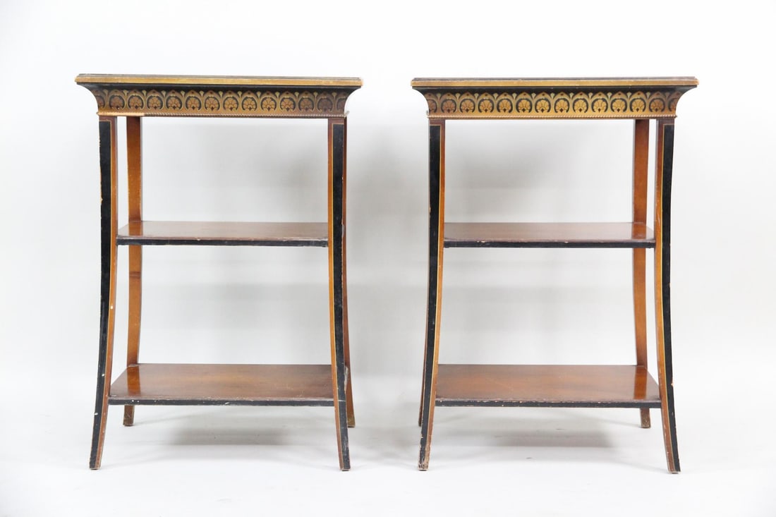 Pair of Neoclassical True Grand Rapids Imperial Side Tables (1 of 17)