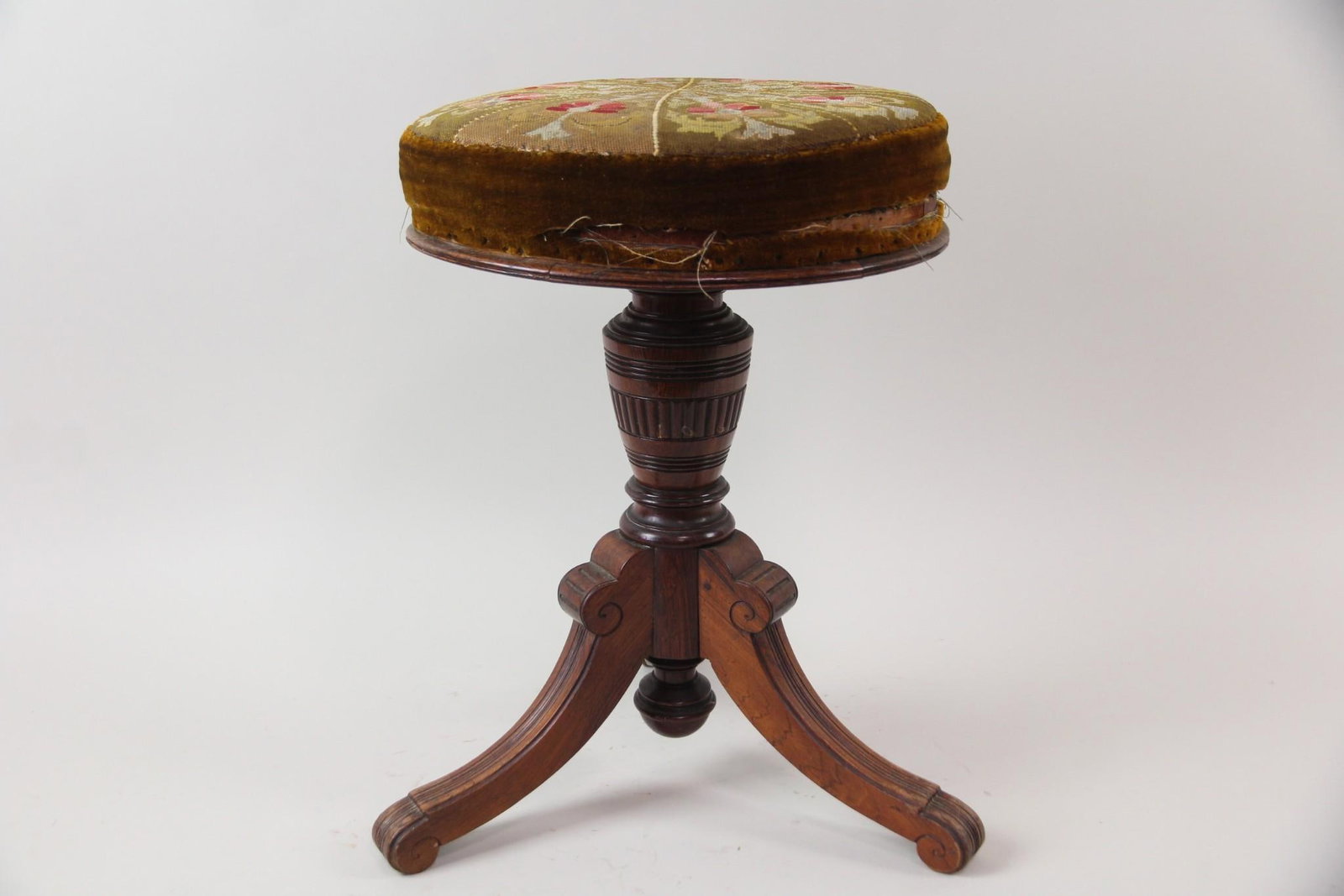 Needlepoint Piano Stool, John Finch London (1 of 10)