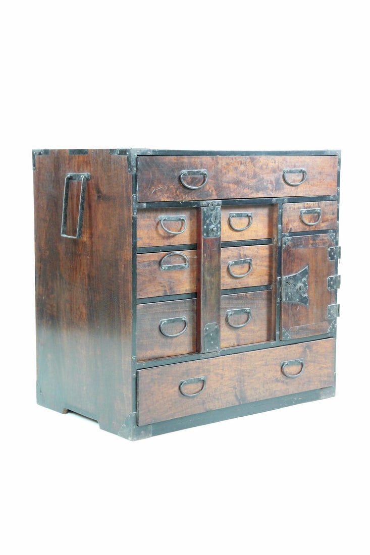 Japanese Choba Dansu Merchant's Chest (1 of 18)
